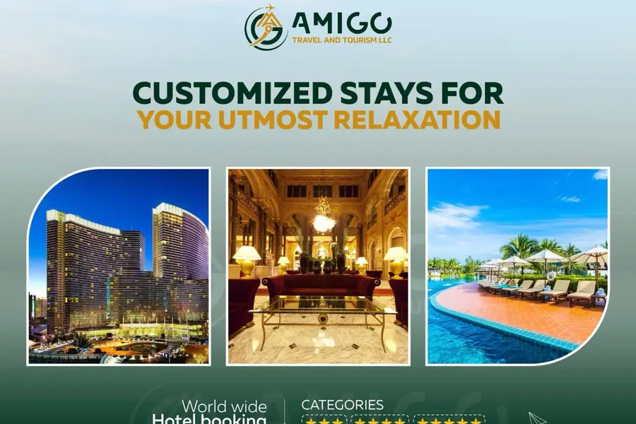 Worldwide hotel and resort booking service